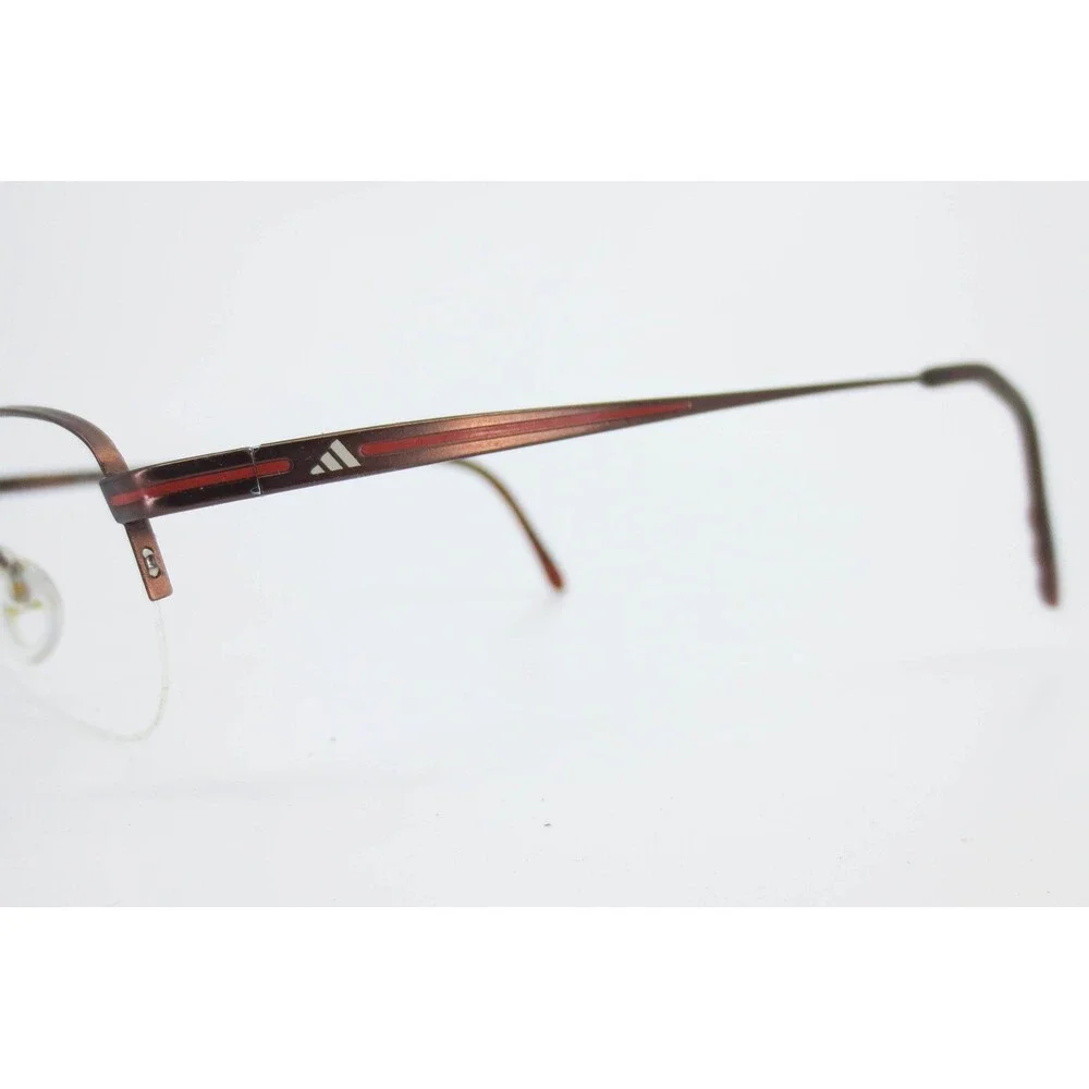 Adidas af04 40 6052 Eyeglasses Frames Burgundy Semi Rimless 53 19 140 Austria
